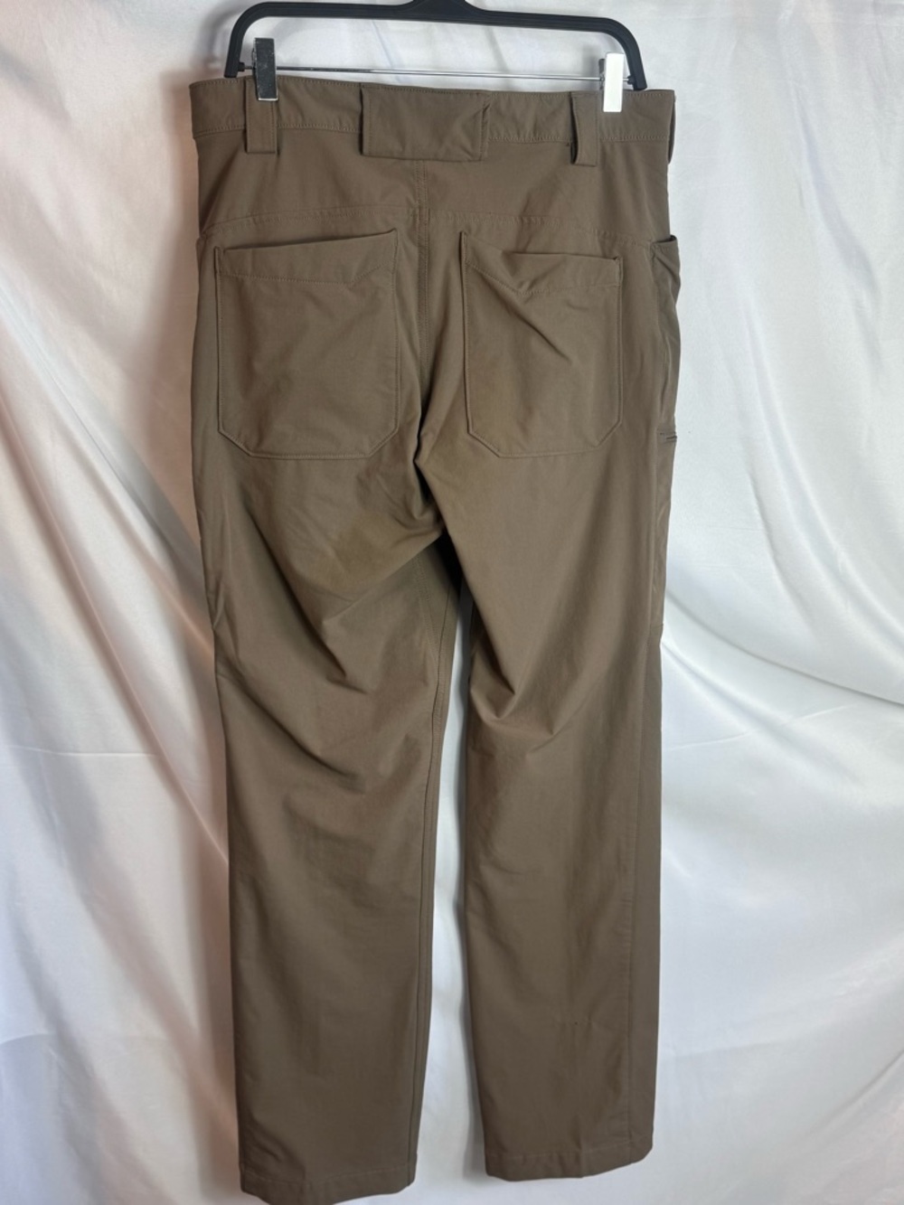 Duluth Trading Co Men's Flexpedition Pants Brown Fleece Lined 34x 34 Packable - Picture 3 of 7